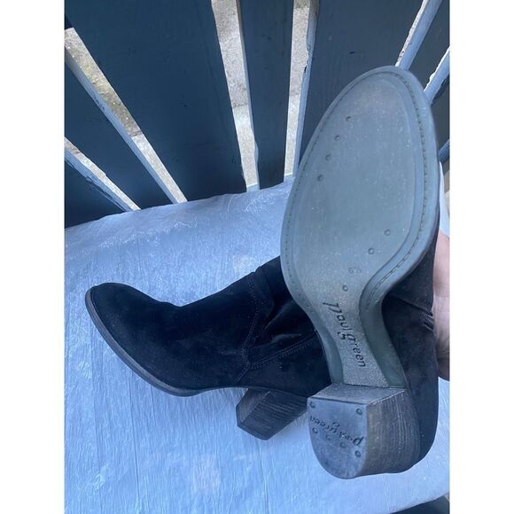 Paul Green Nora Ankle Leather Water Resistant Suede Booties Sz 9 US -6.5 UK - Picture 4 of 10